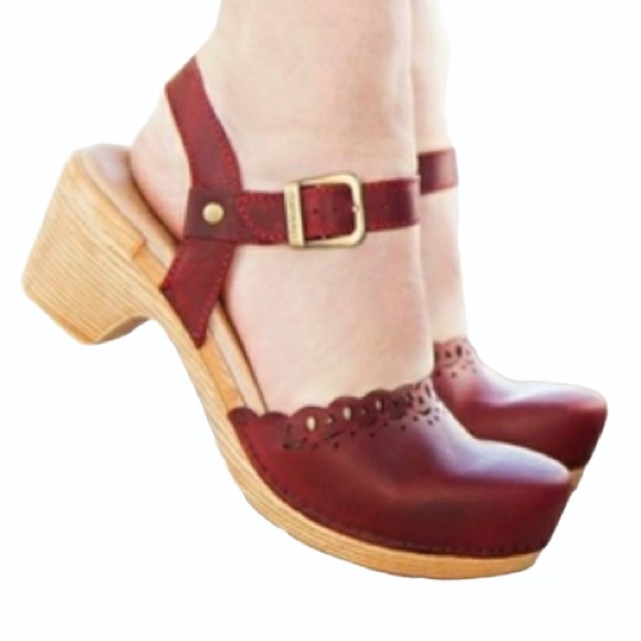Dansko Shoes | Dansko Marta Red Cutout Mary Jane Sandals | Poshmark